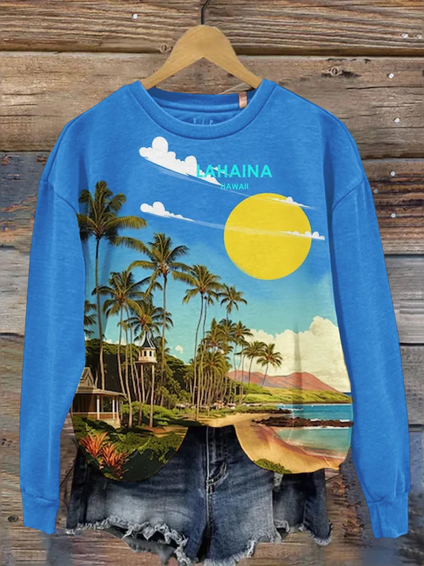 Lahaina Hawaii Casual Sweatshirt