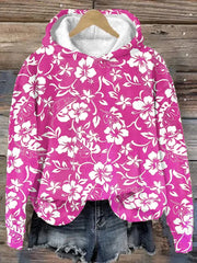 Women's Flowers Print Casual Long Sleeve Sweatshirt