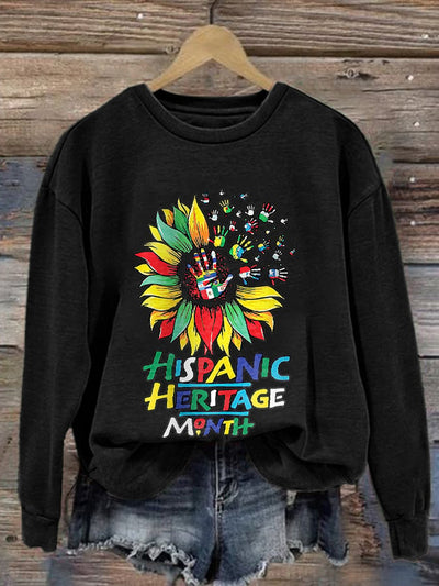 Women's Hispanic Heritage Month Print Sweatshirt