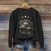 Magic Mushroom Art Design Print Casual Sweatshirt