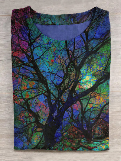 Enchanted Forest Series Art Print Unisex Round Neck T-Shirt