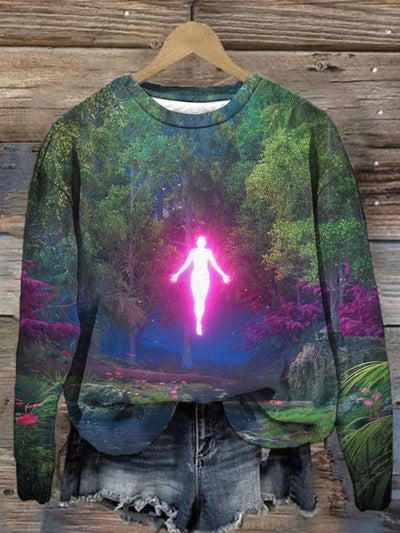 Unisex Art Abstract Print Sweatshirt